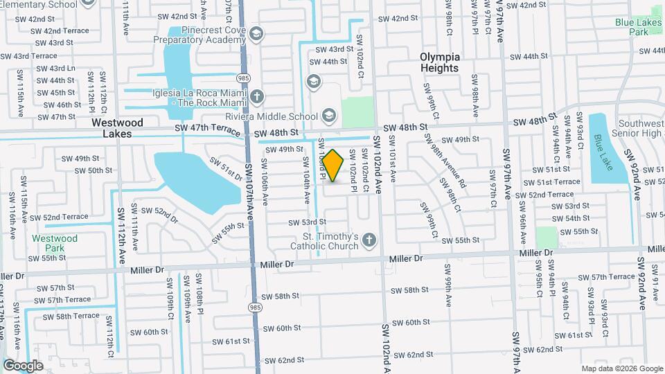 10330 SW 51st St Map and Location Details