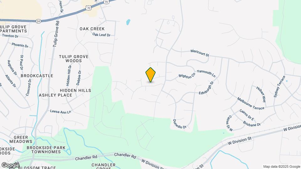 1314 Georgetown Dr Map and Location Details
