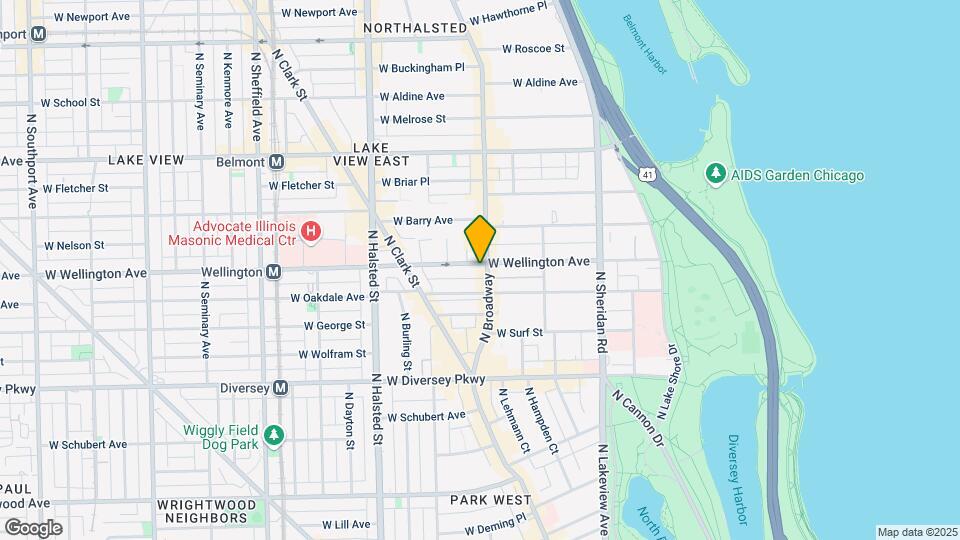 603 W Wellington Ave, Unit #011 Map and Location Details