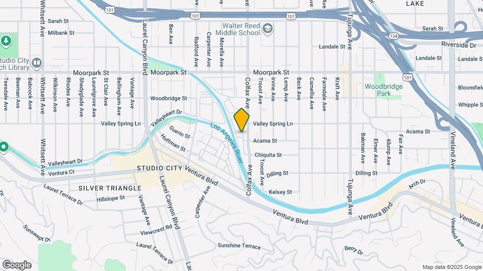 4241 Colfax Ave Map and Location Details