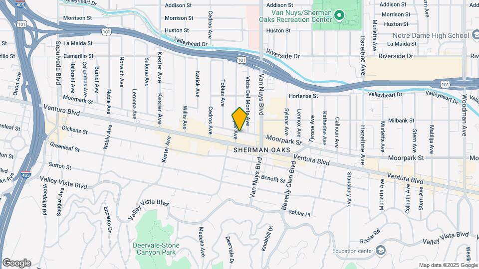 14554 W Moorpark St Mapa y Detalles de la Ubicación