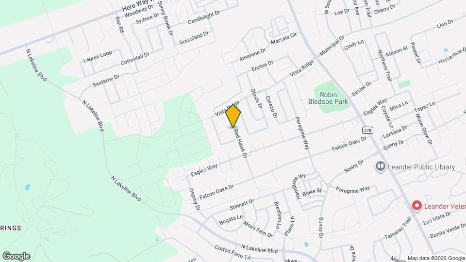 507 Red Hawk Dr Map and Location Details