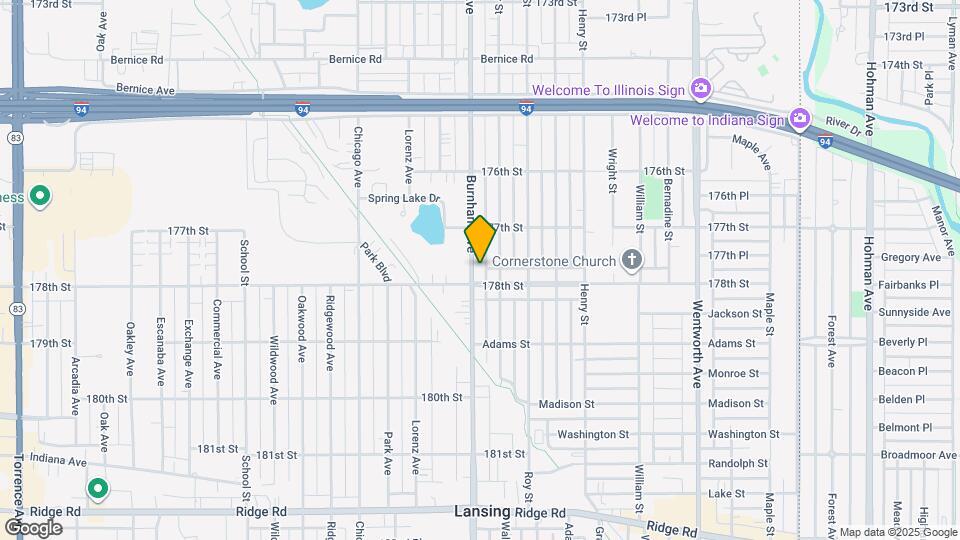 17745 Burnham Ave Map and Location Details