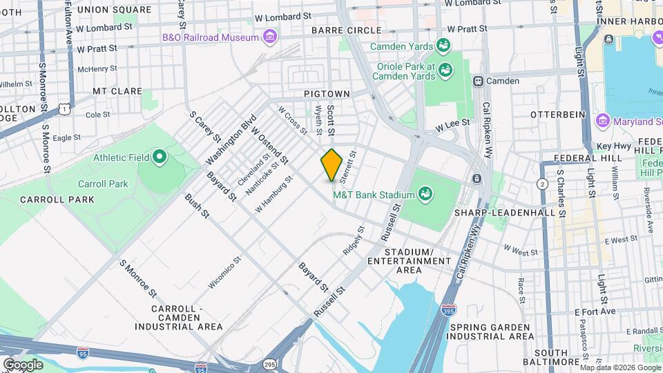 1158 Scott St Map and Location Details