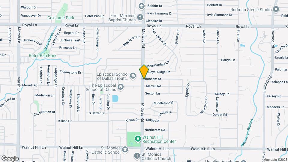4202 Bonham St Map and Location Details