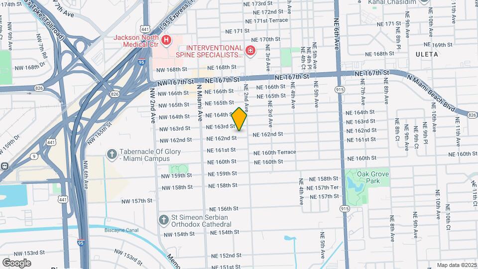 165 NE 162nd St Map and Location Details