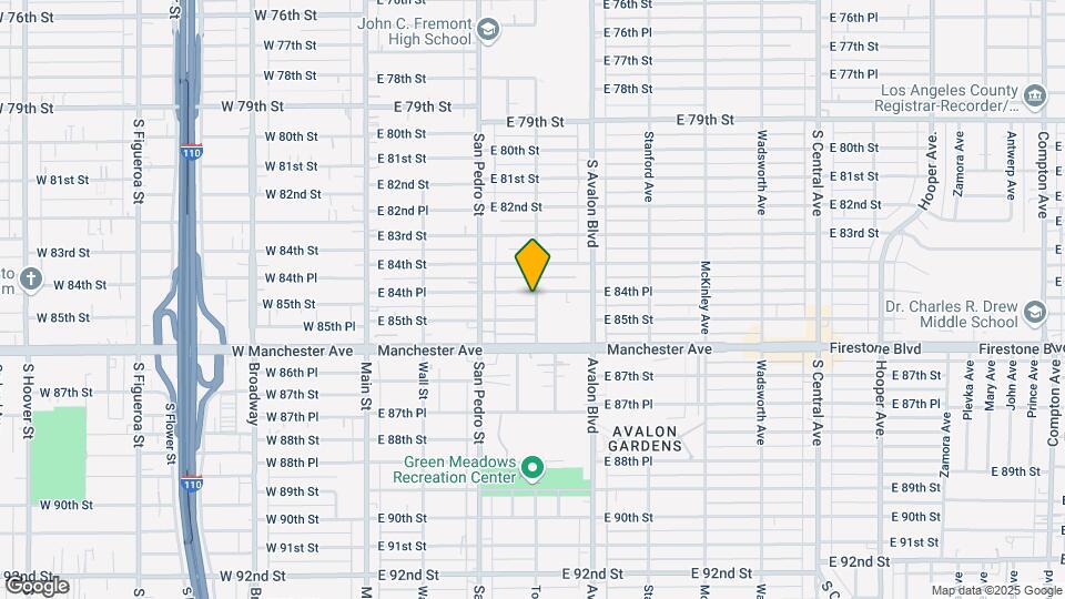 8451 Towne Ave Map and Location Details