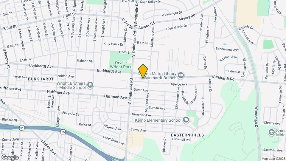 1649 Speice Ave Map and Location Details