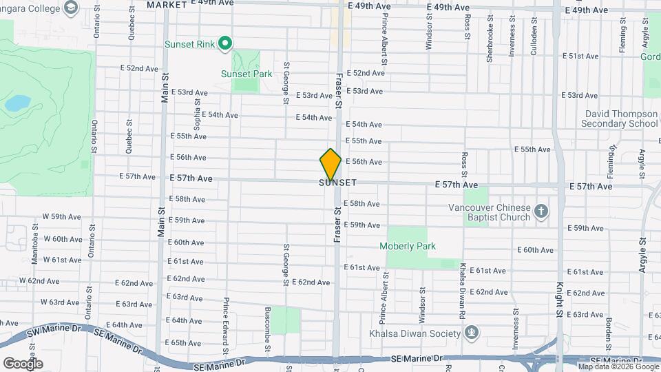 6039 Ontario St Map and Location Details