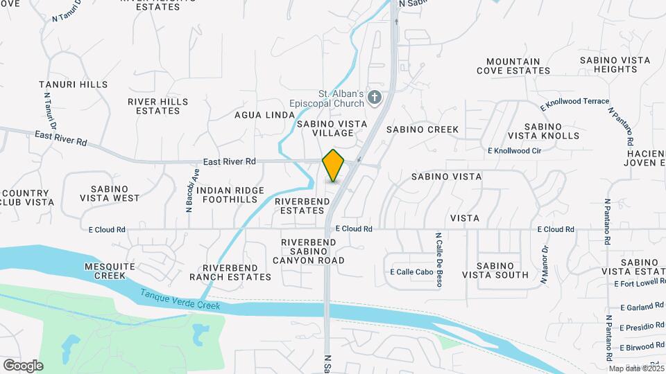 Sabino Vista Apartment Homes Map and Location Details