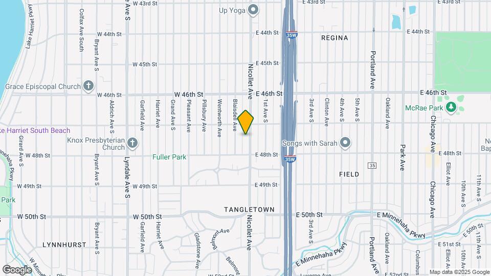 4720 Nicollet Ave Map and Location Details