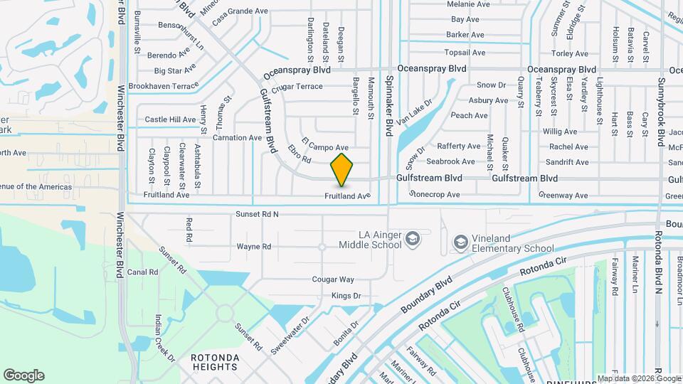 9438 Fruitland Ave Map and Location Details