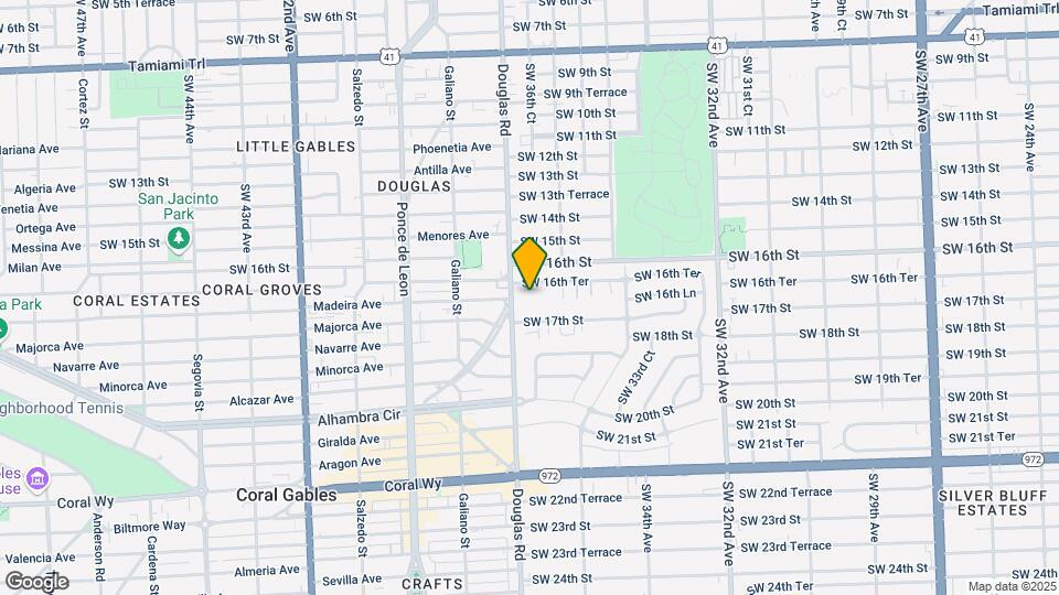 3660 SW 16th Ter Map and Location Details