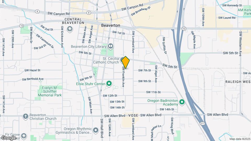 5220 SW Franklin Ave, Unit Franklin 3 Map and Location Details