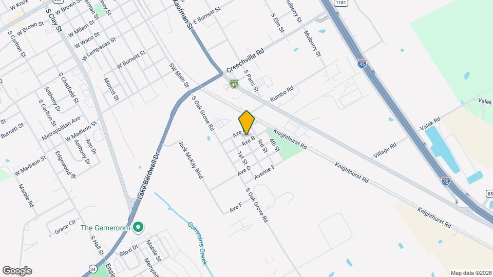 300 Ave B Map and Location Details