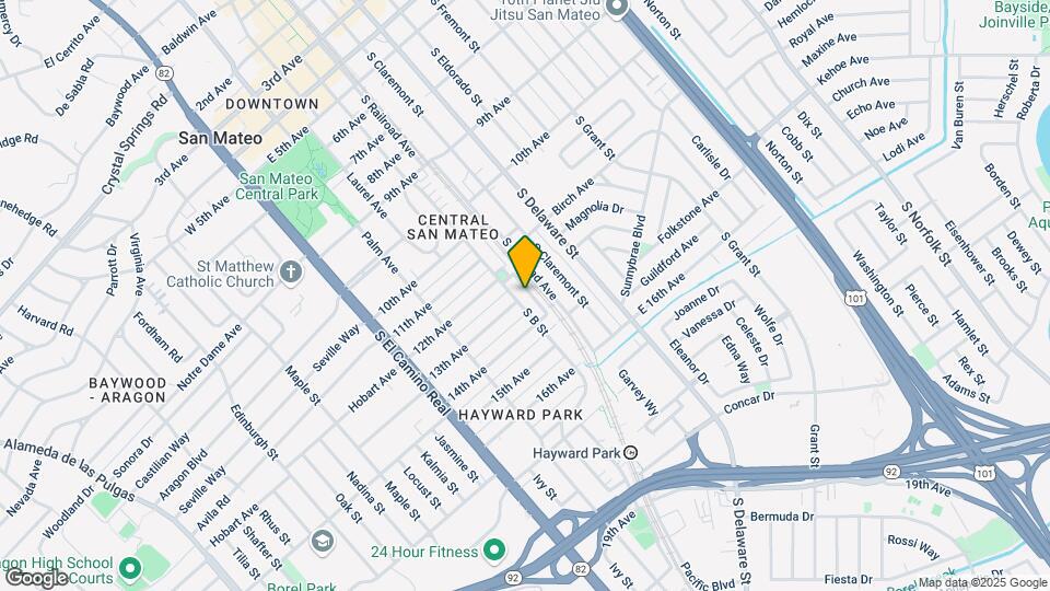 1229 S B St Map and Location Details