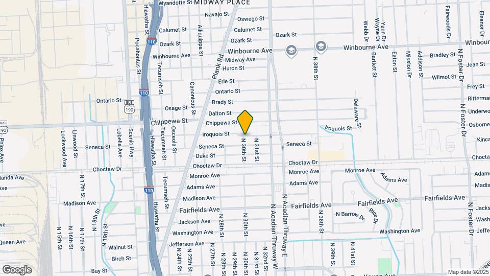 3010 Iroquois St Map and Location Details