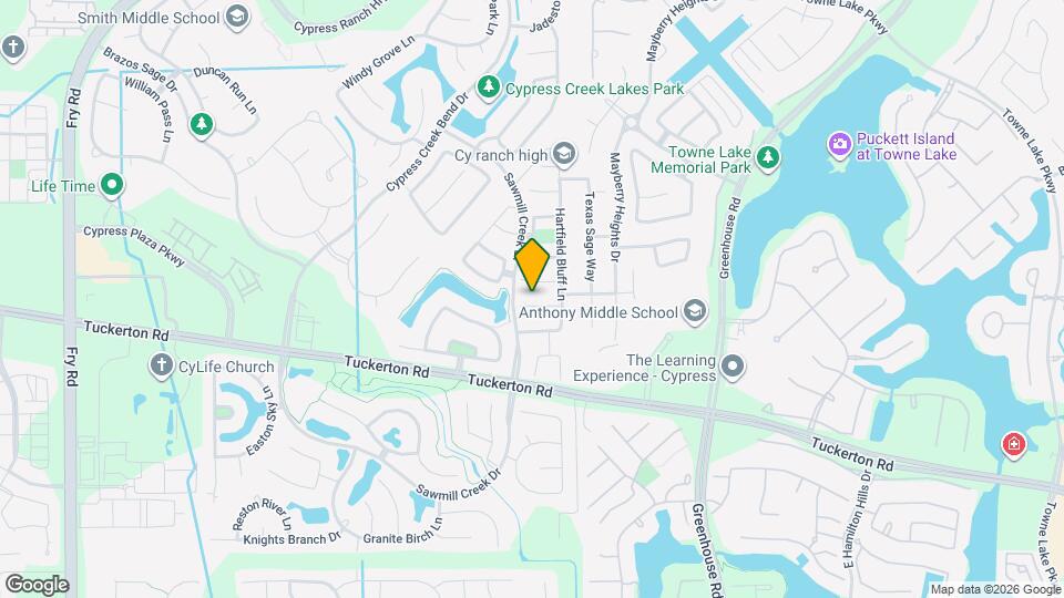 19826 Summit Crest Ct Map and Location Details