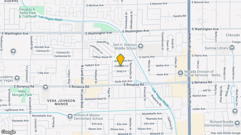 4537 Fireside Ln Map and Location Details