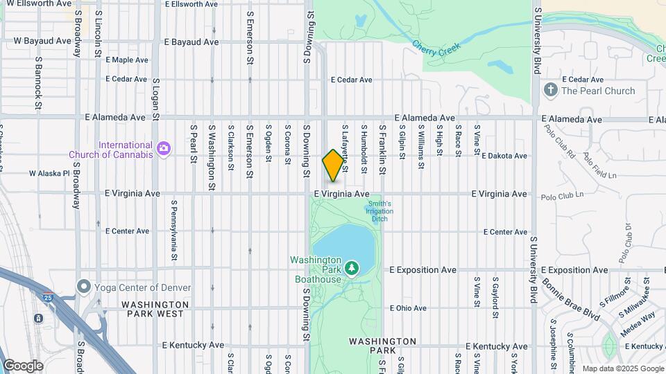 480 S Marion St Pkwy Map and Location Details