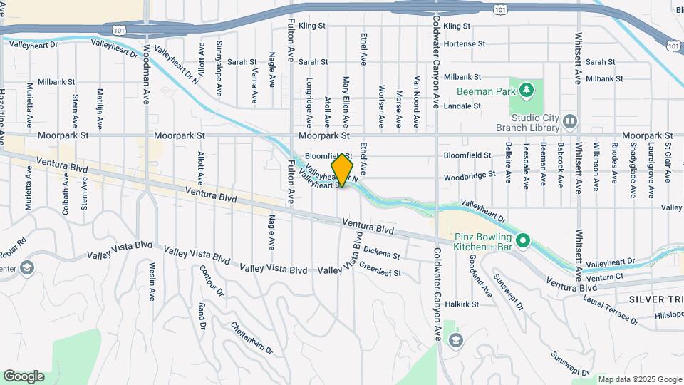 13134 Valleyheart Dr Map and Location Details