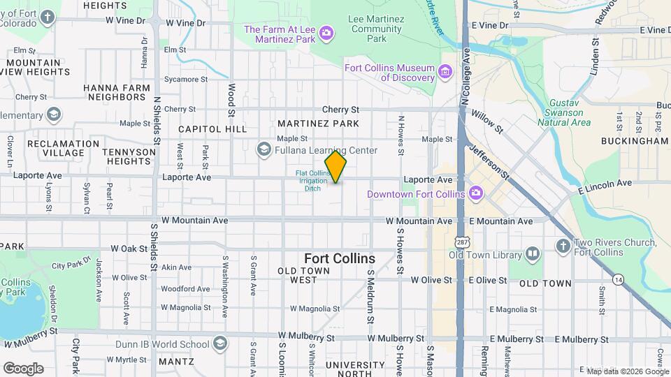 135 N Sherwood St Map and Location Details