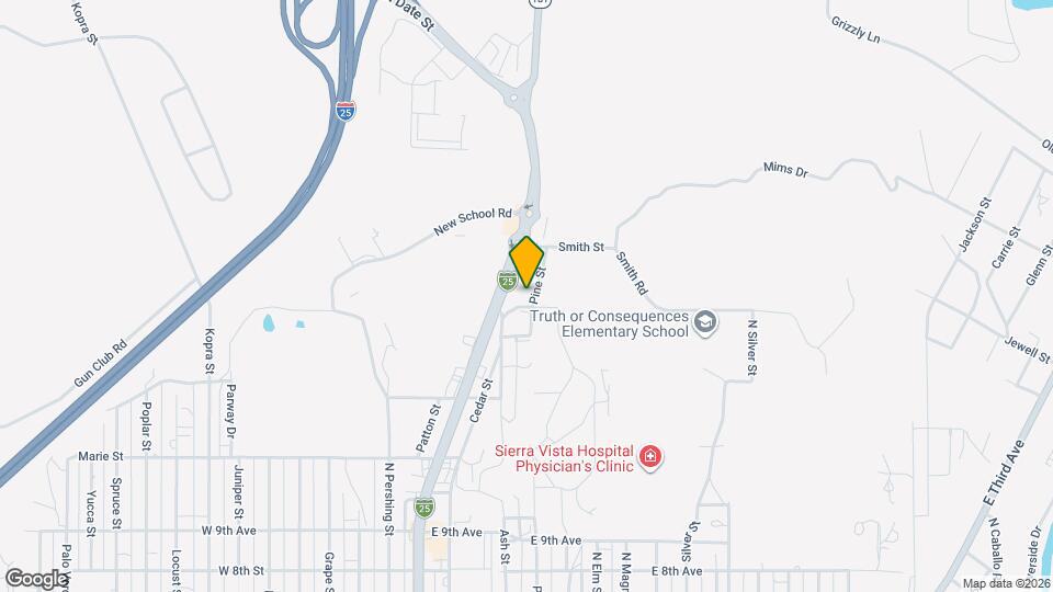 1710 Pine St Map and Location Details