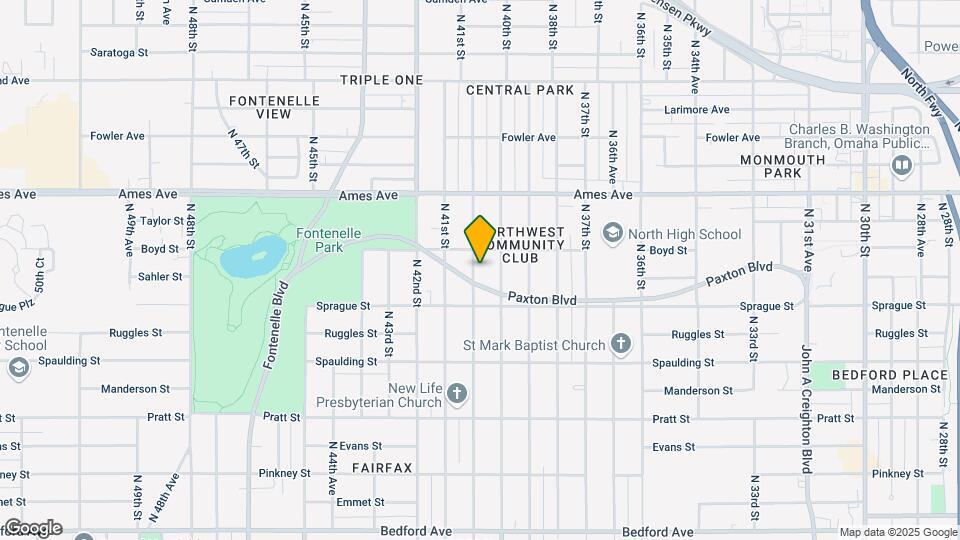 4129 N 40th Ave Map and Location Details