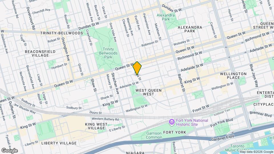 265 Niagara St Map and Location Details