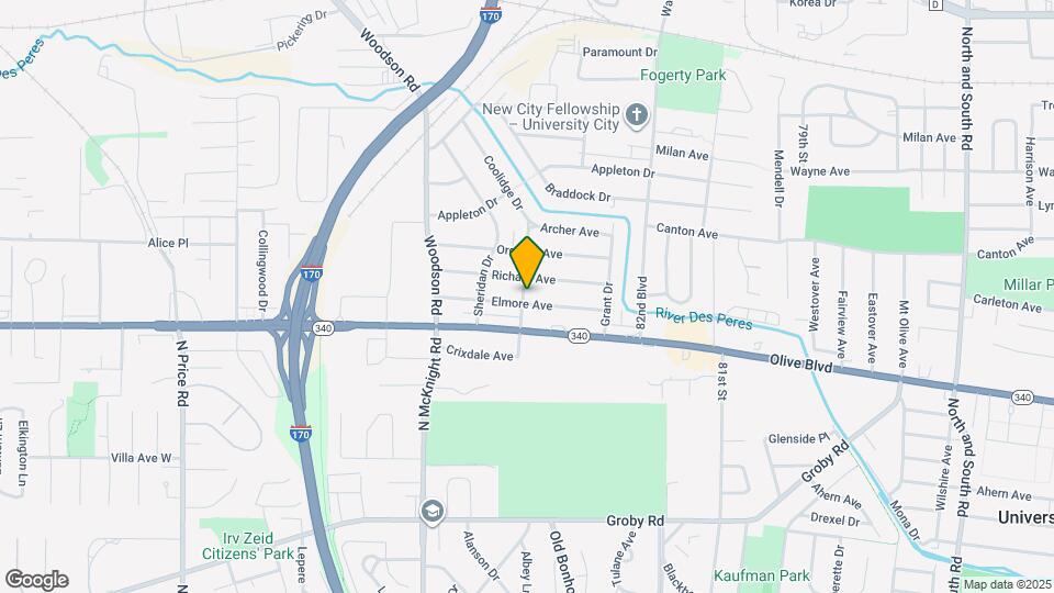 8373 Elmore Ave Map and Location Details