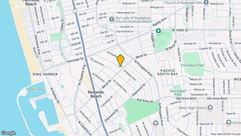 714 N Maria Ave Mapa y Detalles de la Ubicación
