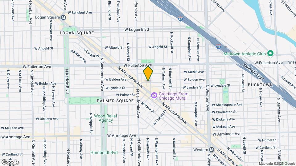 2701-2711 W Belden Ave Map and Location Details