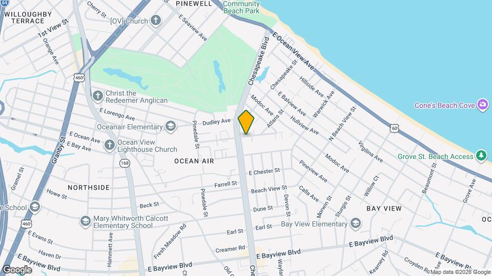 1009 E Leicester Ave Mapa y Detalles de la Ubicación