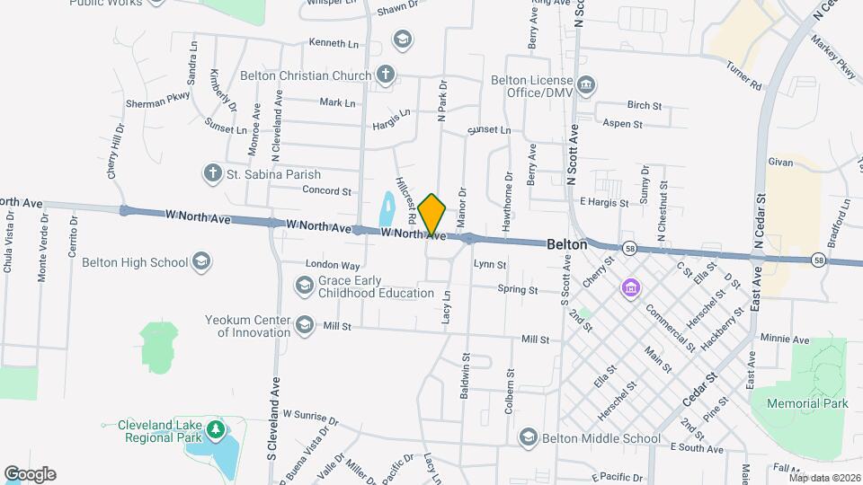 315 W North Ave Map and Location Details