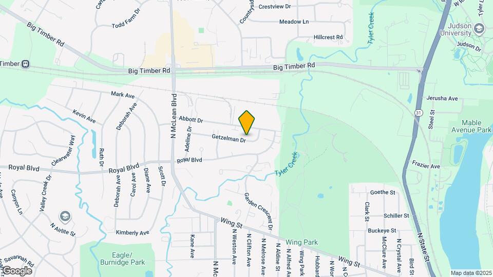 1300 Getzelman Dr Map and Location Details