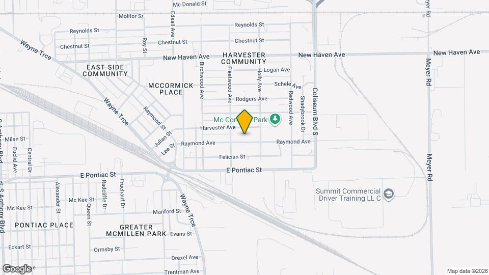 3431 Raymond Ave Map and Location Details