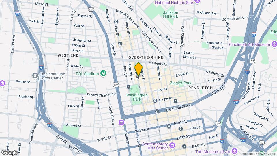 1422 Race St Map and Location Details