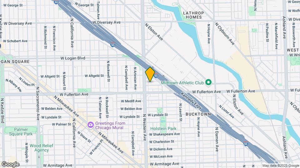 2340 W Montana St Map and Location Details