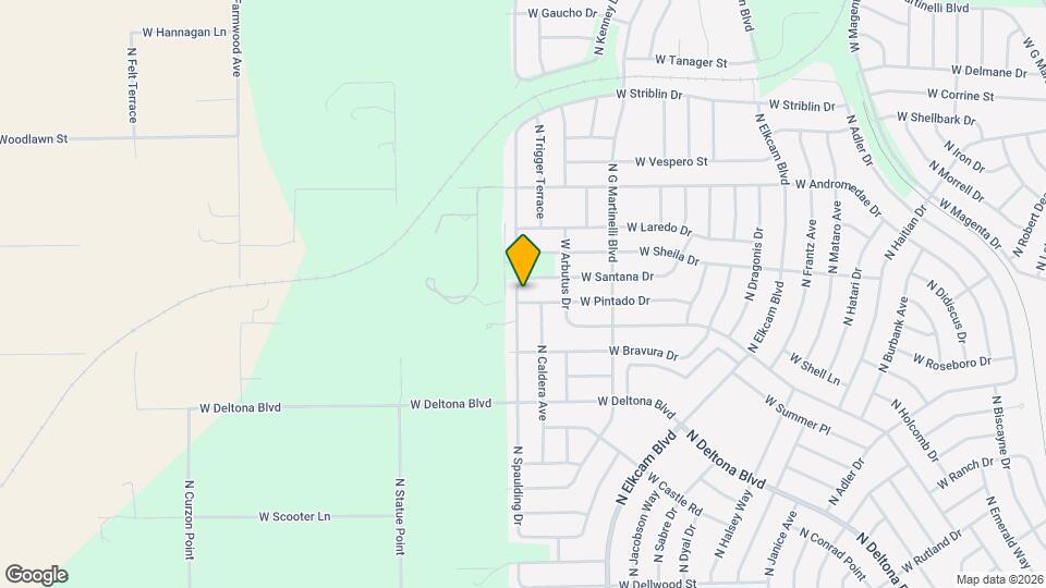 2955 W Pintado Dr Map and Location Details