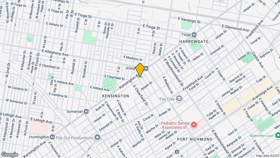 1821 E Clementine St Map and Location Details