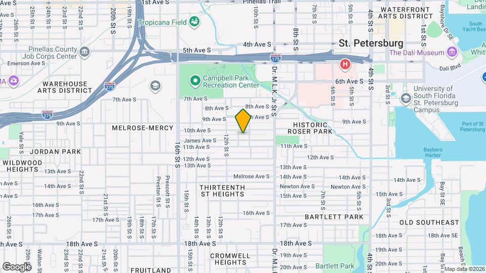 1031 James Ave S Mapa y Detalles de la Ubicación