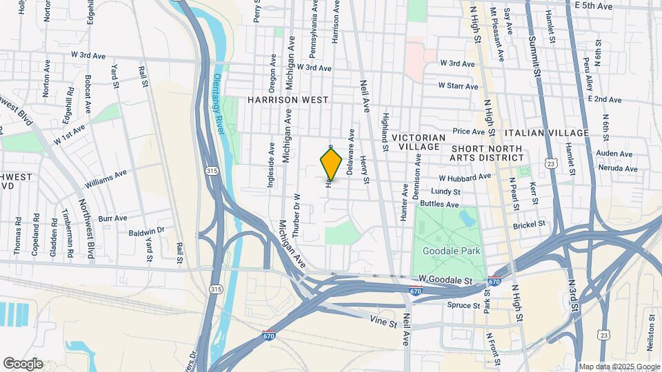 836 Harrison Ave, Unit 3 Map and Location Details