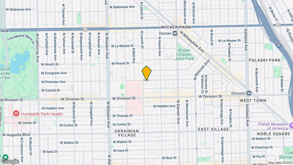 2151 W Potomac Ave, Unit G Mapa y Detalles de la Ubicación