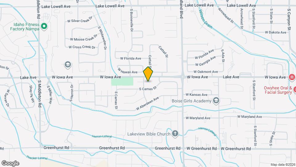 1319 W Hasket Cir Map and Location Details