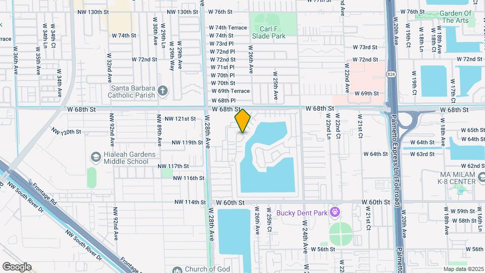 6555 W 26th Dr Map and Location Details