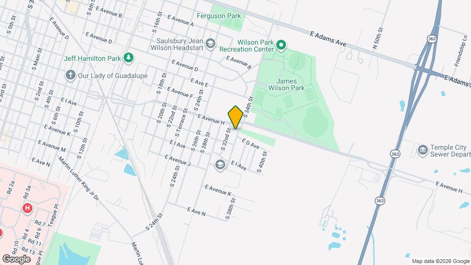 706 S 34th St Map and Location Details