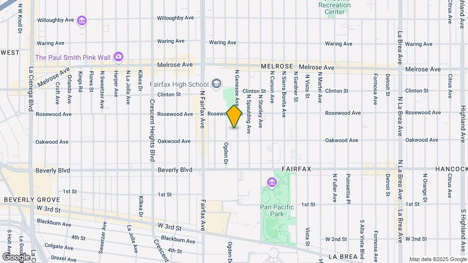 427 N Genesee Ave, Unit 427 Map and Location Details