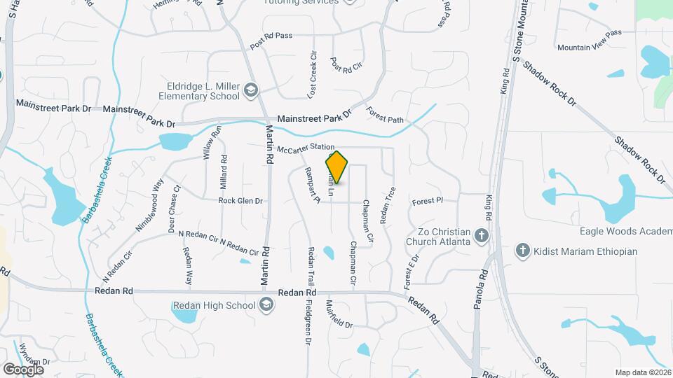 1001 Chapman Ln Mapa y Detalles de la Ubicación