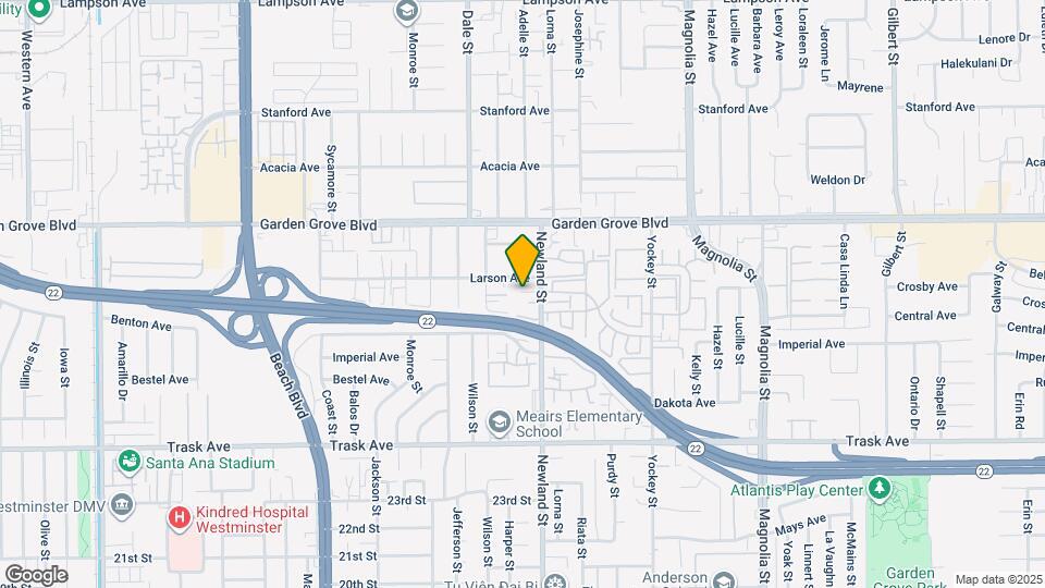 8402 Larson Ave Map and Location Details