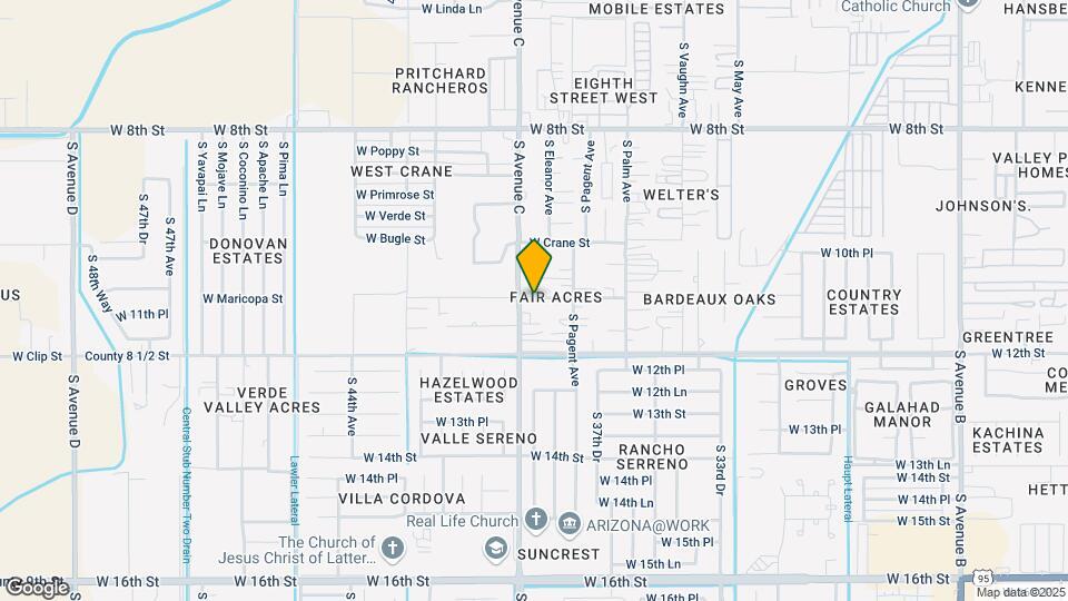 1101 S Avenue C Map and Location Details